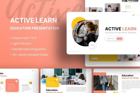 Active Learn: A Comprehensive Presentation Template for Modern Communicators