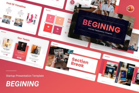 Begining Startup Presentation: A Template for All Audiences