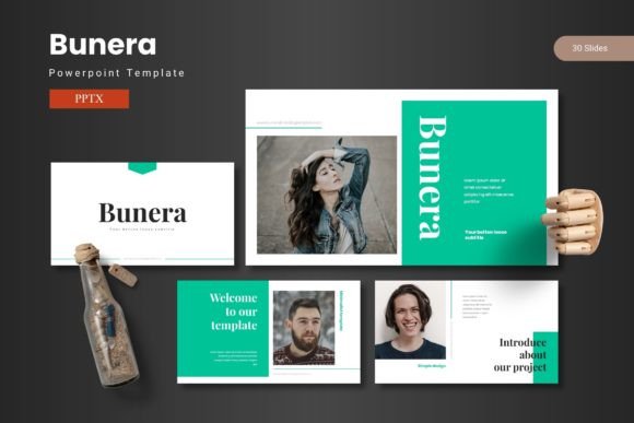 Bunera: A Premium PowerPoint Template for Modern Presenters