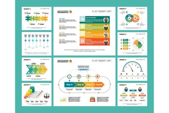 Colorful Strategy Infographics: Communicating Complex Ideas with Simple Visuals