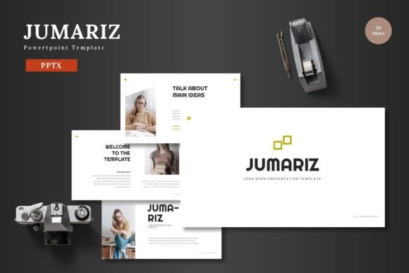 Jumariz: A Presentation Template Designed for Your Real Work