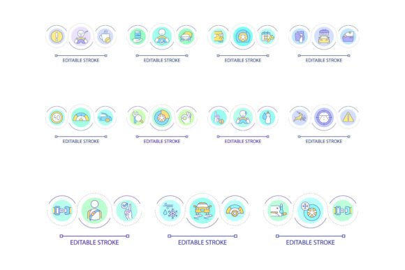 The Driving Safety Loop Concept Icon Set: A Strategic Asset for Communication and Design