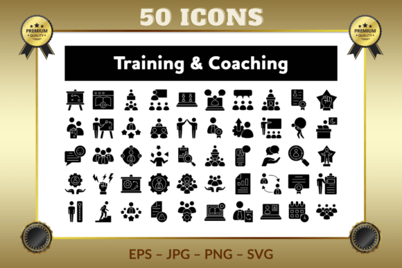 The Essential Guide to Professional Training Coaching Glyph Icons