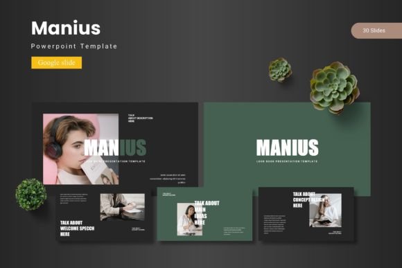 Unlocking Professional Presentations with Manius - Google Slide Template